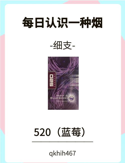 蓝莓爆珠香烟烟卡(蓝莓爆珠的烟)